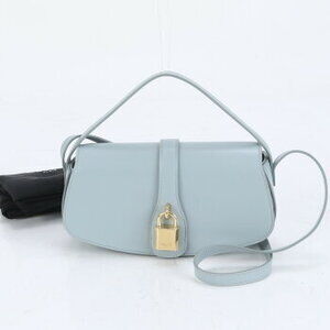 Celine Taboo leather Shoulder Bag tote handbag gold padlocks